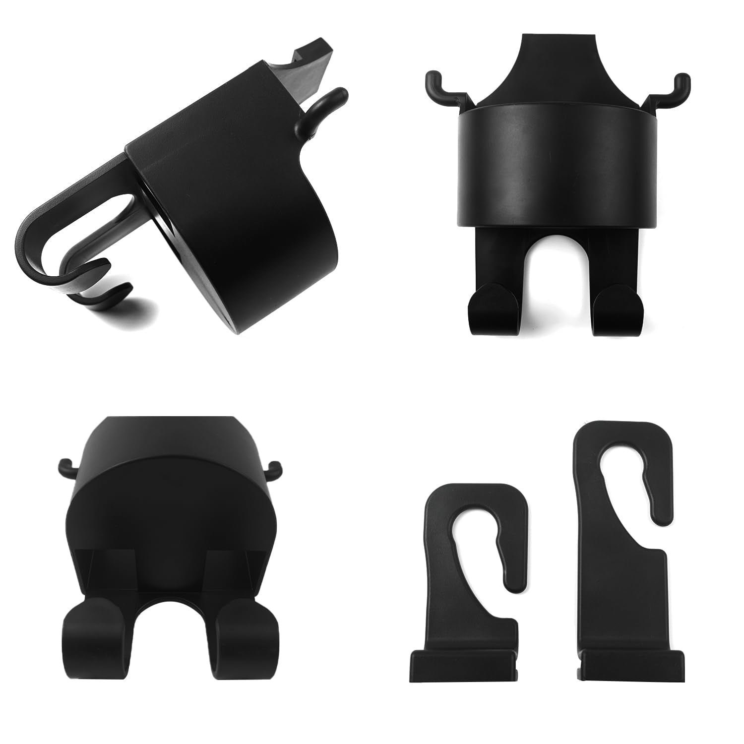 Car Headrest Backseat Organizer, 3 in 1 Automotive Cell Phone Drink cupholder Adapter with Headrest Hooks for Kids and Adults, Multifunctional Storage for Car Travel Accessories - Shopmania Wholesale