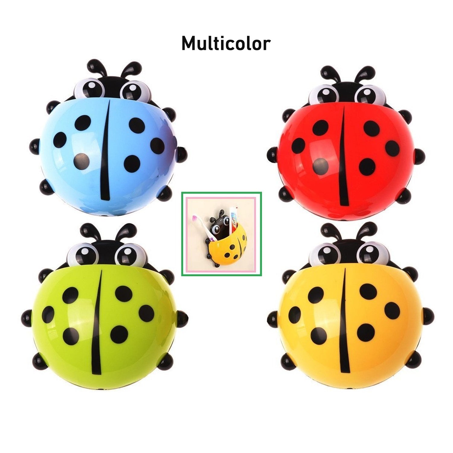 Ladybug Toothbrush Holder (1 Pc) - Shopmania Wholesale