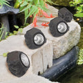 Solar Powered LED Rock Light Solar Powered LED Spotlight Faux Stone for Pathway Landscape Garden Outdoor Patio Yard (1 Pc) - Shopmania Wholesale