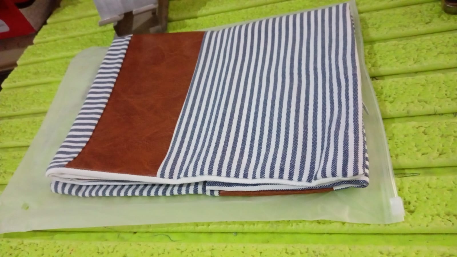 Pillow Covers, leather & cotton Cushion Covers (16 × 16 Inch / 1 Pair / 2 Pc) - Shopmania Wholesale