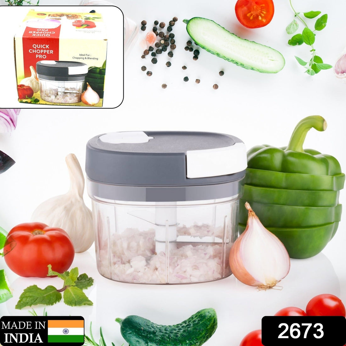 Handy Chopper and Slicer Used Widely for chopping and Slicing of Fruits, Vegetables, Cheese Etc. Including All Kitchen Purposes your brand