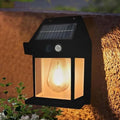 Solar Wall Lights / Lamp Outdoor, Wireless Dusk to Dawn Porch Lights Fixture, Solar Wall Lantern with 3 Modes & Motion Sensor, Waterproof Exterior Lighting with Clear Panel (1 Pc ) - Shopmania Wholesale