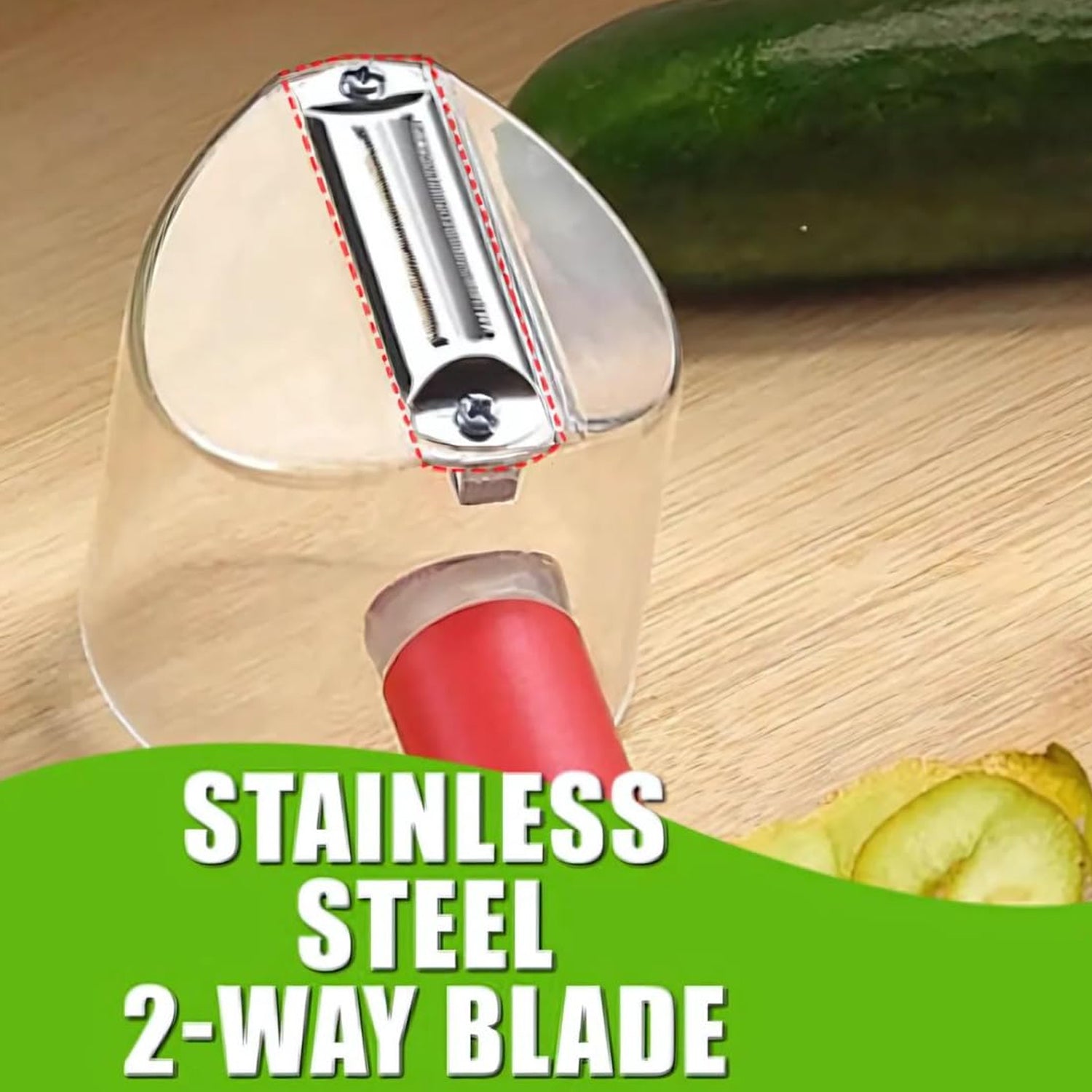 Home Kitchen Cooking Tools Peeler With Container Stainless Steel Carrot Cucumber Apple Super Fruit Vegetable Peeler your brand