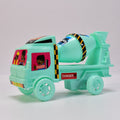 Heavy duty cement mixer truck toy