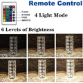 Crystal Touch Night Light (16 Colors) - Rose Diamond Table Lamp with Remote Control, USB Table Lamp, Romantic Date Lighting Decor for Festival, Bedroom, Dining Room your brand