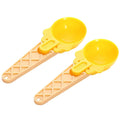 Ice Cream Spoons 2pcs Plastic Water Melon Scoopers with Trigger Dipper and Adults for Summer Party Ice Cream Scoop, Food Serving Spoon Kitchen Tools Ice Cream Digging Spoon Household Spoons Cupcake Spoons Aps Fruit Ball Player (2 Pc) your brand