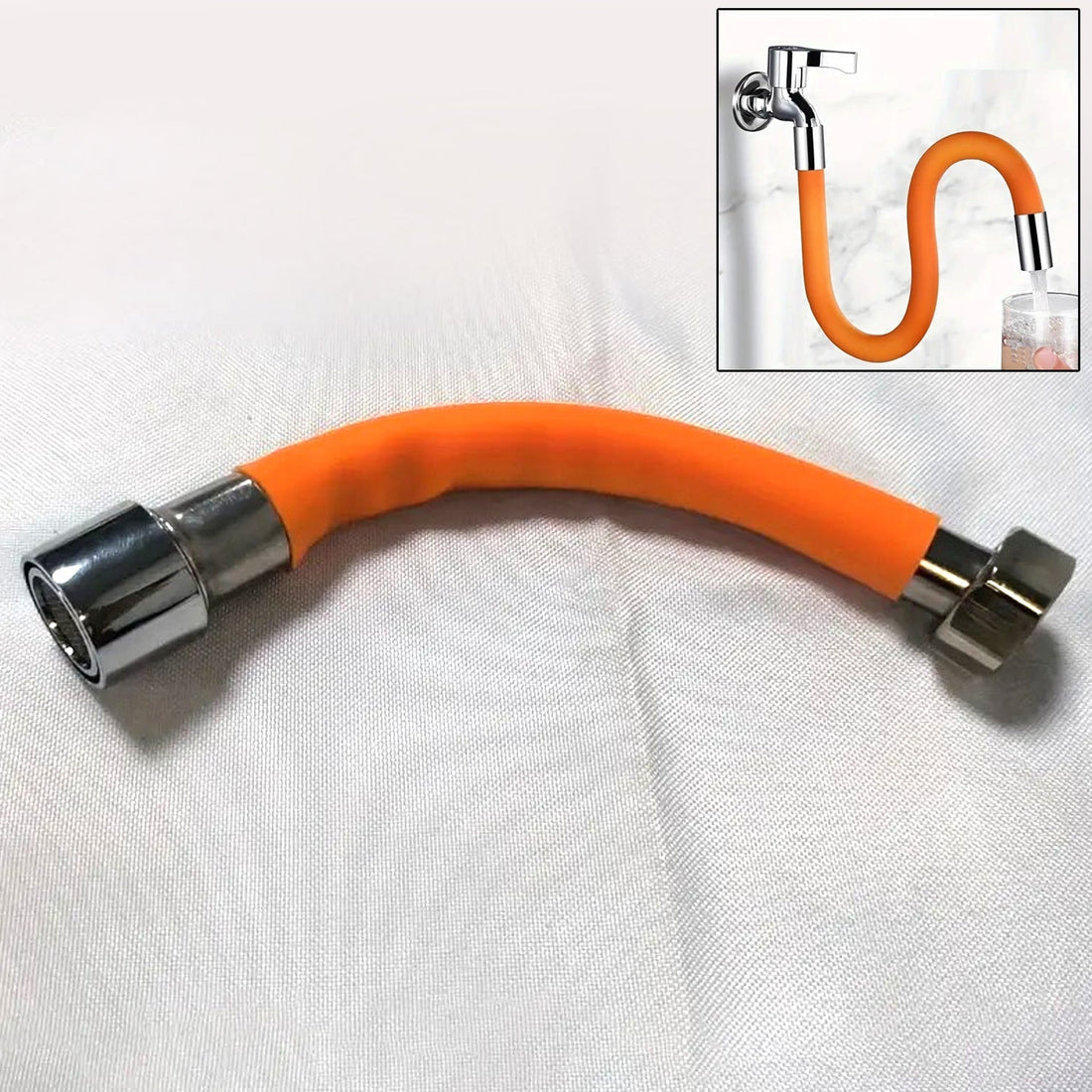 Flexible Water Tap Extender, Universal Foaming Extension Tube with Connector, 360 Free Bending Faucet Extender, Adjustable Sink Drain Extension (18cm) your brand