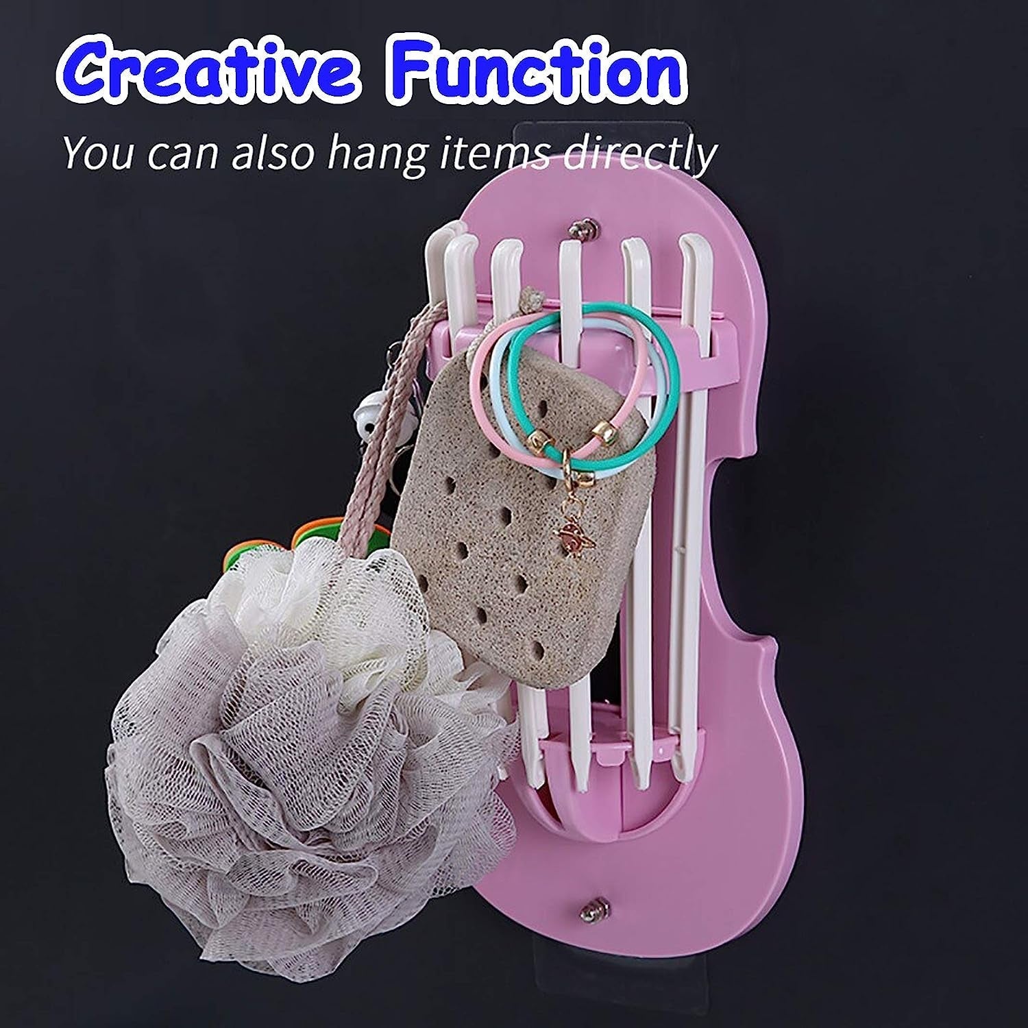 Plastic 7-in-1 Multifunction Retractable Wall-Mounted Pull-Out Hanger Rack Without Punching Hooks Up for Kitchen Bathroom - Shopmania Wholesale