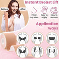 Boob Tape with Nipple Covers: Cotton, Breathable, Lift & Support (5m, 10 Pairs) your brand