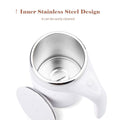 Stirring Coffee Mug | Magnetic Stirring Coffee Cup | Stainless Steel Mug for Milk | Travel Mixing Cup | Self Stirring Coffee Mug, Suitable for Coffee / Milk / Hot Chocolat | Battery Operated ( Battery Not Included) - Shopmania Wholesale