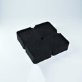 Square base stands for furniture, shown in various angles for better handling.
