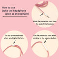 Metallic Finish Cable Spiral Protector / Wire Repair / Pet Cord Protector / Headphone Saver, Cable Wrap / Cover for Mac Charging Cable your brand