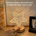 Star Shape Crystal Diamond Lamp Cordless Luxury Lamp with USB Rechargeable, 3-Way Dimmable & Touch Control Decorative Nightstand Lamp for Bedroom, Living Room, Party, Restaurant Decor (1 Pc ) - Shopmania Wholesale