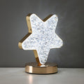 Star Shape Crystal Diamond Lamp Cordless Luxury Lamp with USB Rechargeable, 3-Way Dimmable & Touch Control Decorative Nightstand Lamp for Bedroom, Living Room, Party, Restaurant Decor (1 Pc ) - Shopmania Wholesale