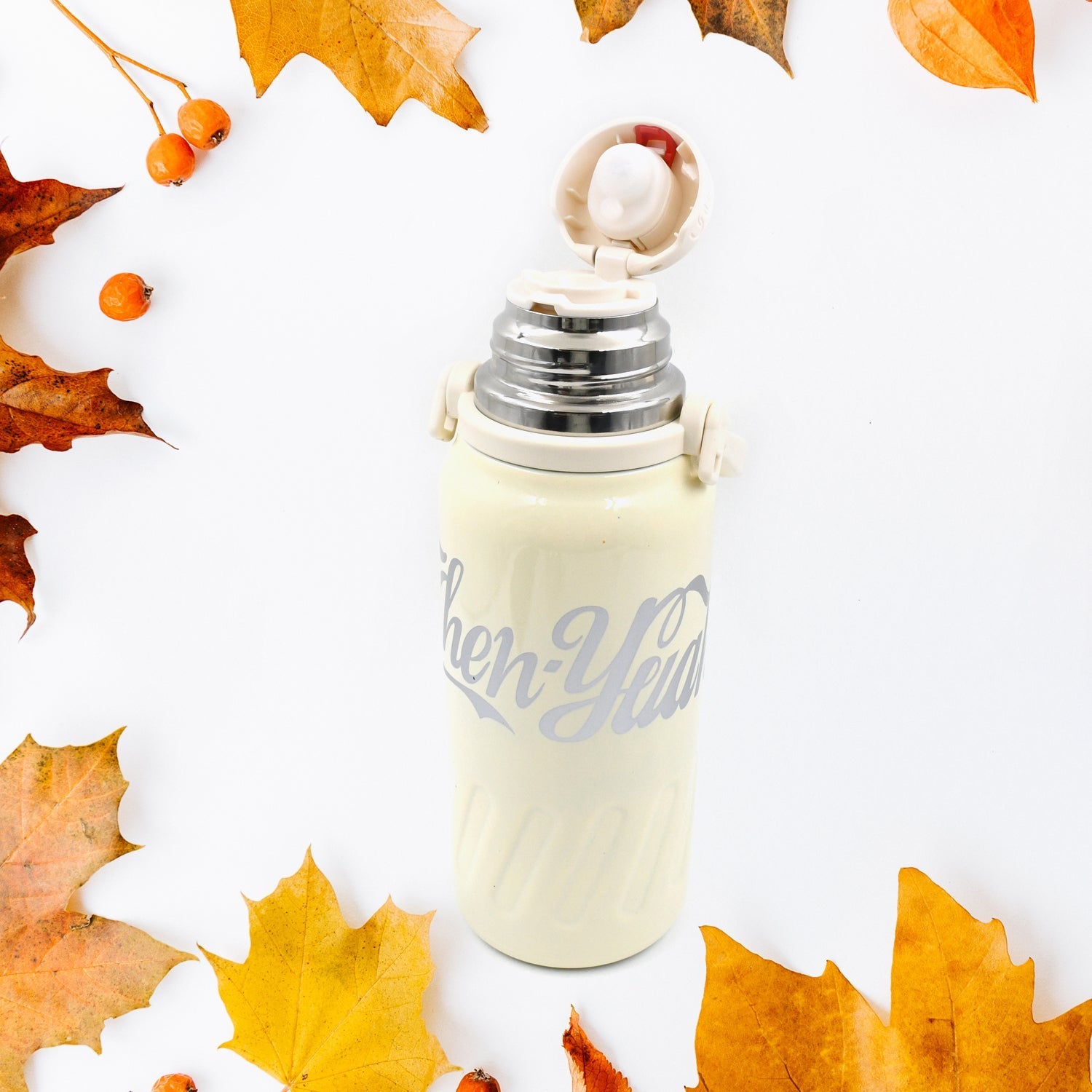 Stainless Steel Vacuum Insulated Water Bottle | Leak Proof Flask for Tea Coffee | Reusable Water Bottle with Hanging Strap | Bottle for Hot & Cold Drinks Wide Mouth Water Flask 1200 ML - Shopmania Wholesale