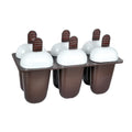 Plastic Ice Candy Maker Kulfi Maker Moulds Set with 6 Cups (Multicolour) your brand