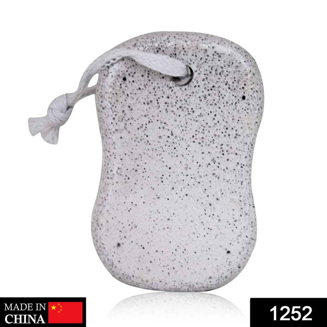 Oval shape foot scrubber stone for heels and feet