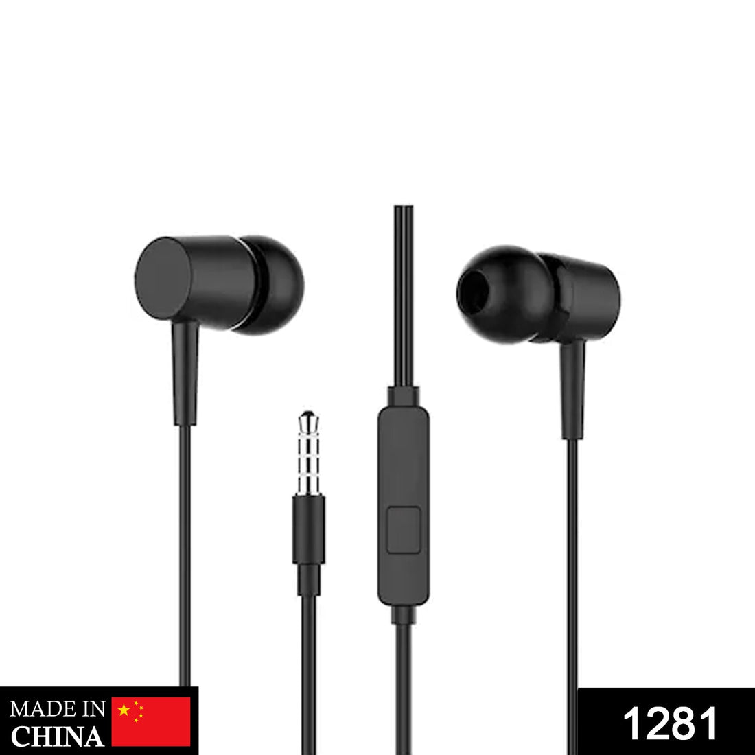 Stereo headphones with control