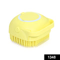 Silicone Massage Bath Body Brush Soft Bristle With Shampoo Dispenser - Shopmania Wholesale