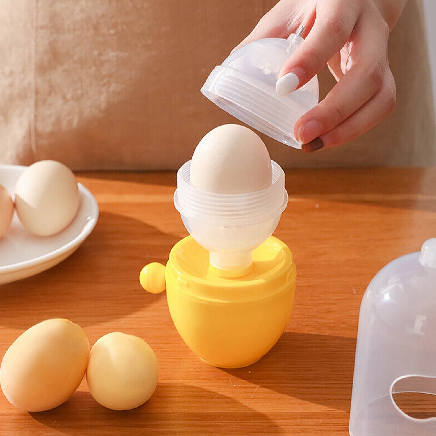 MANUAL EGG PULLER SCRAMBLER HOUSEHOLD WHITE EGG YOLK MIXER KITCHEN TOOL MIX MANUAL SCRAMBLER CONVENIENT WITHOUT BREAKING EGGS. your brand