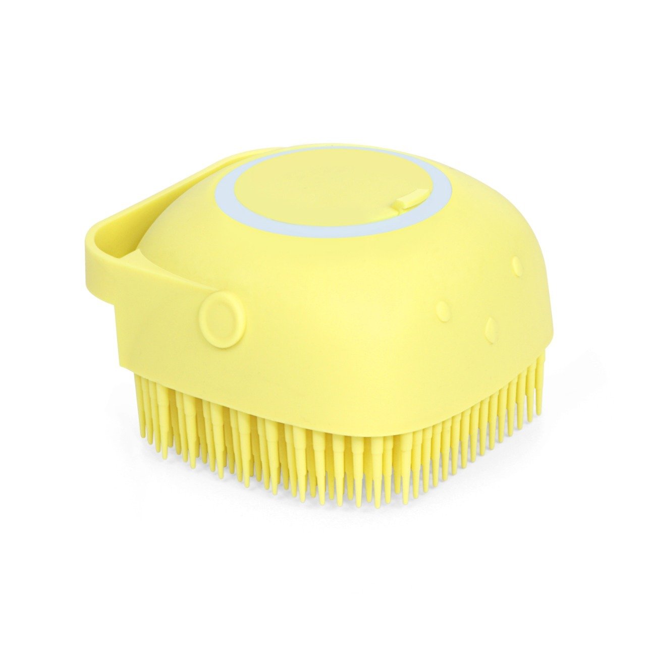 Silicone Massage Bath Body Brush Soft Bristle With Shampoo Dispenser - Shopmania Wholesale