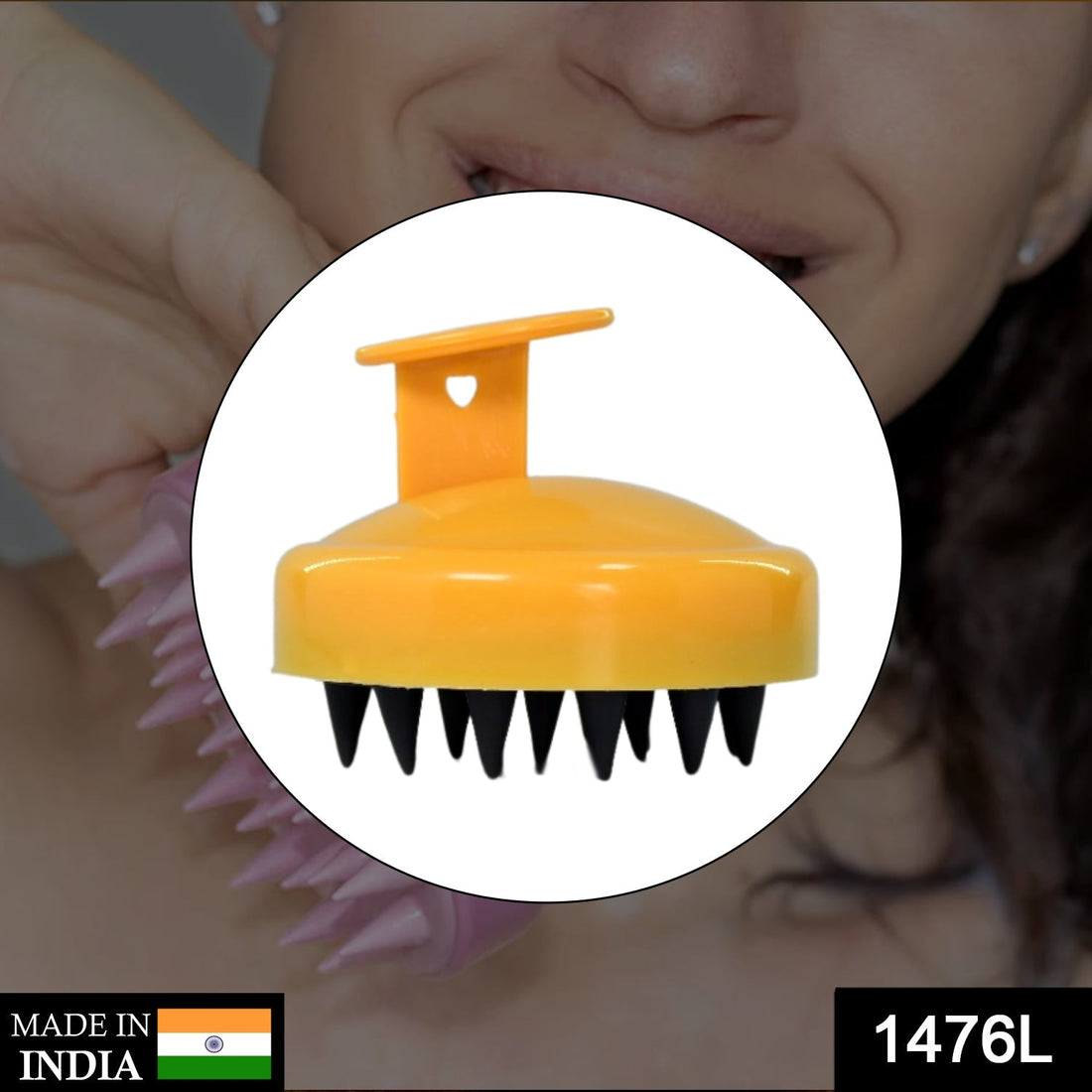 Handheld scalp massager brush