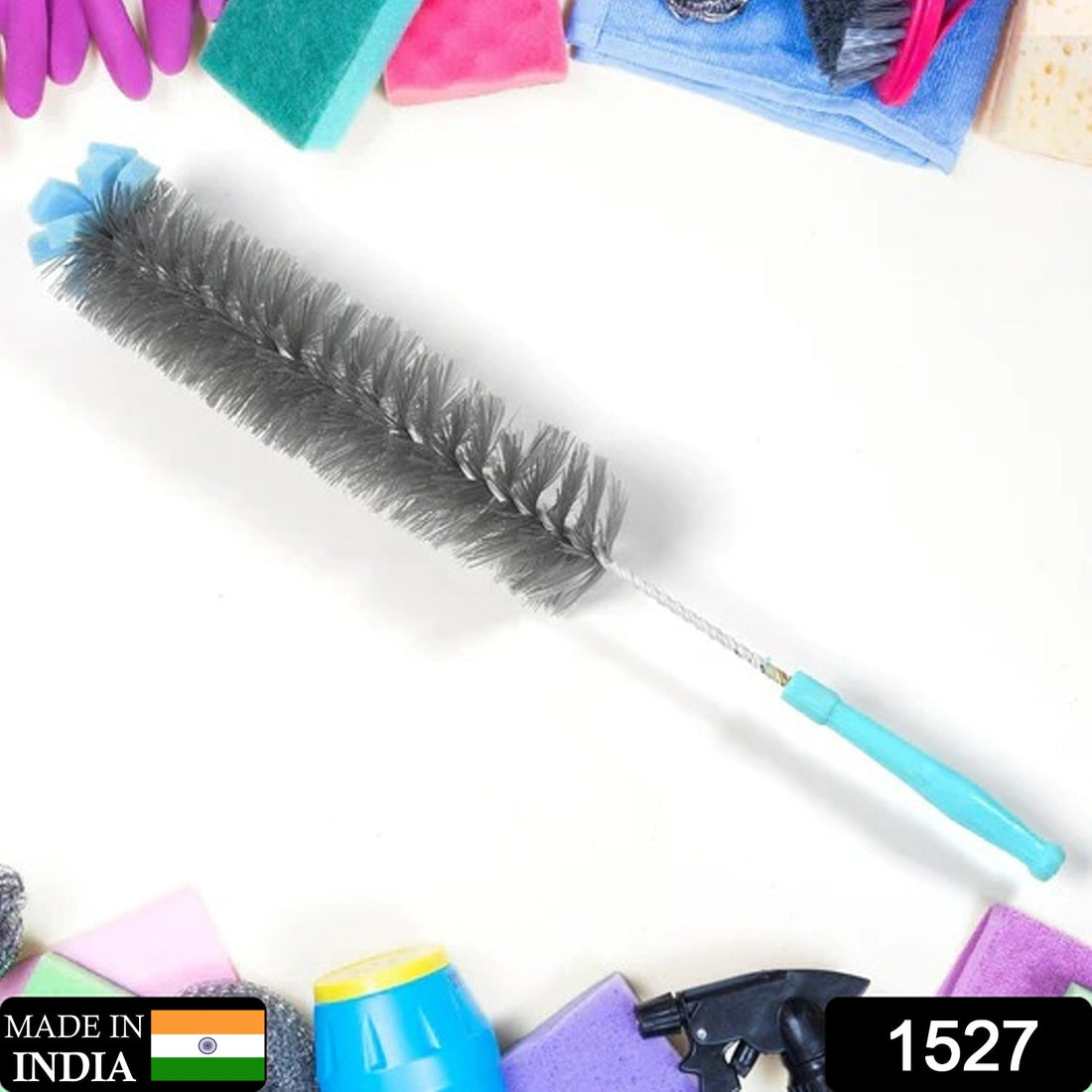 Long handle bottle cleaning brush