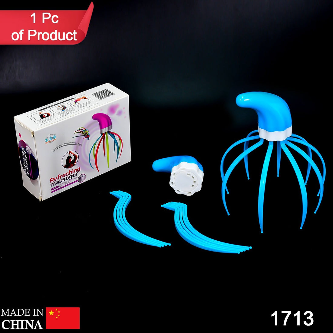 Handheld head massager