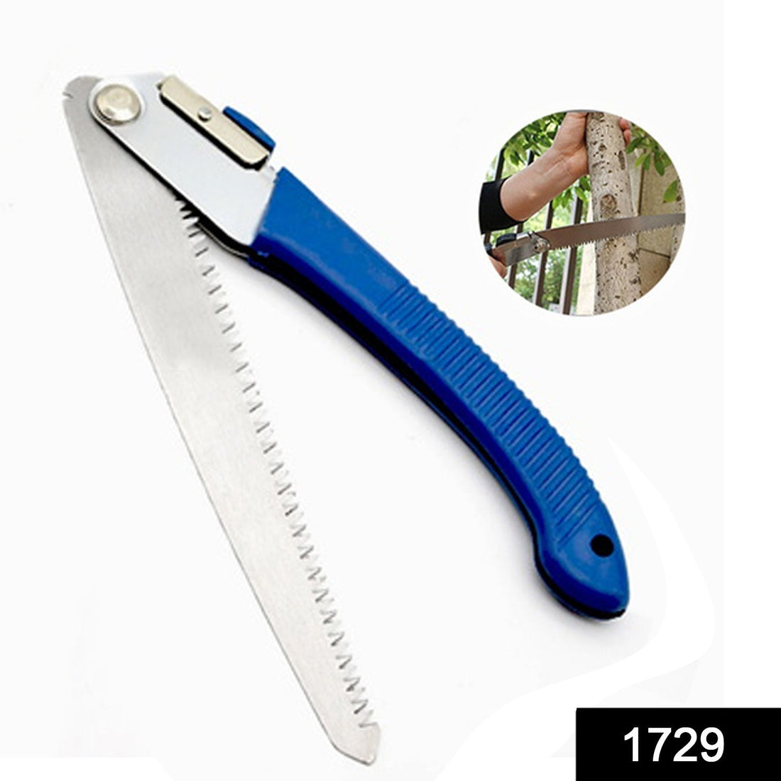 Folding multi-purpose saw for woodworking and gardening