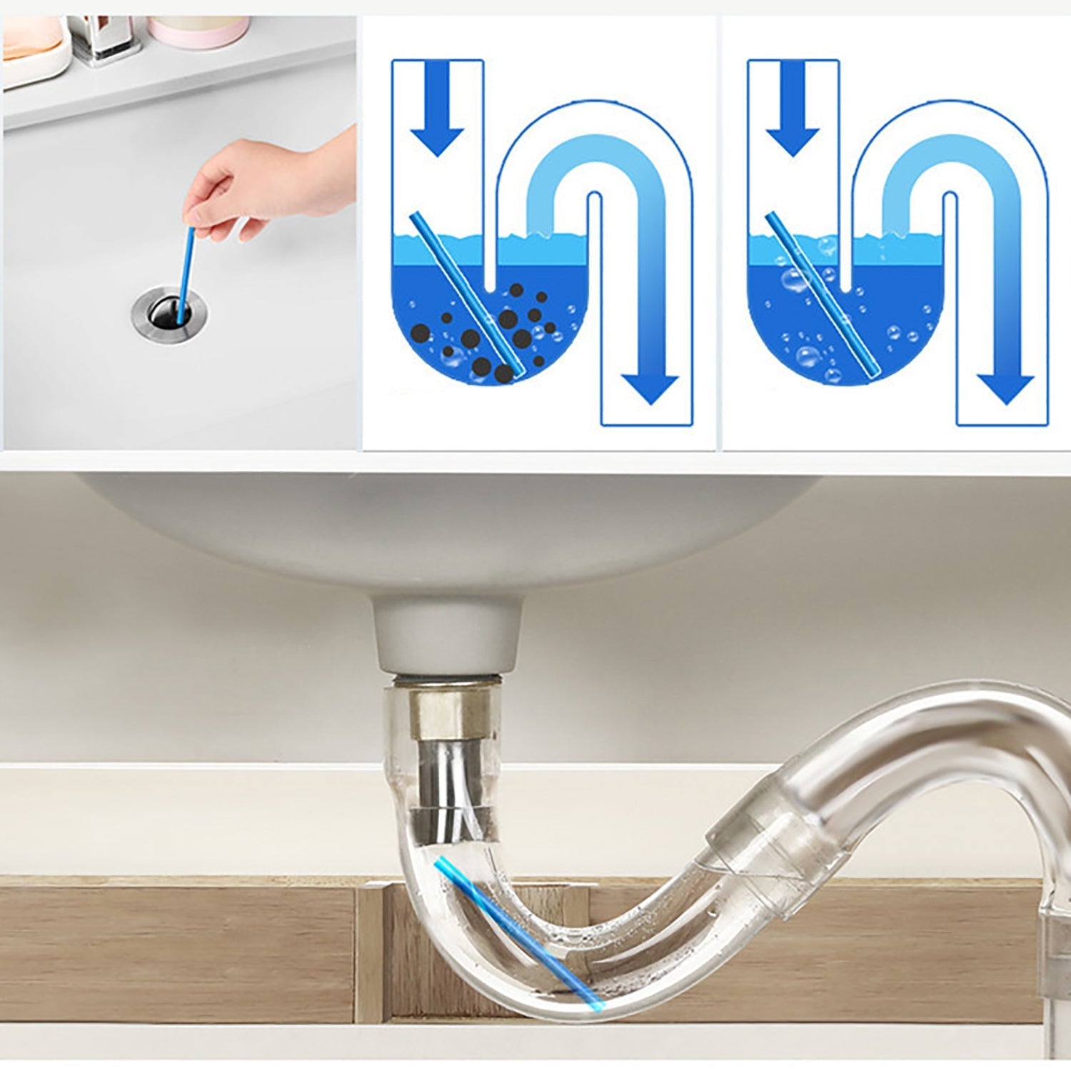Sani Cleaning Sticks Keep Your Drains Pipes Clear Odor Home Cleaning - Shopmania Wholesale