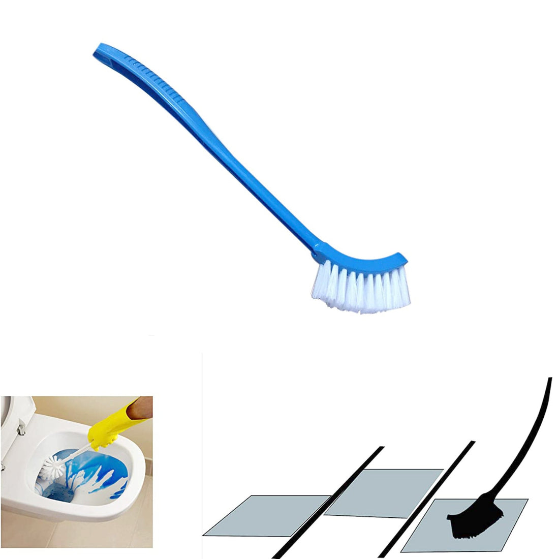 Plastic toilet brush