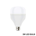5W LED light bulb, cool white, energy-saving and bright