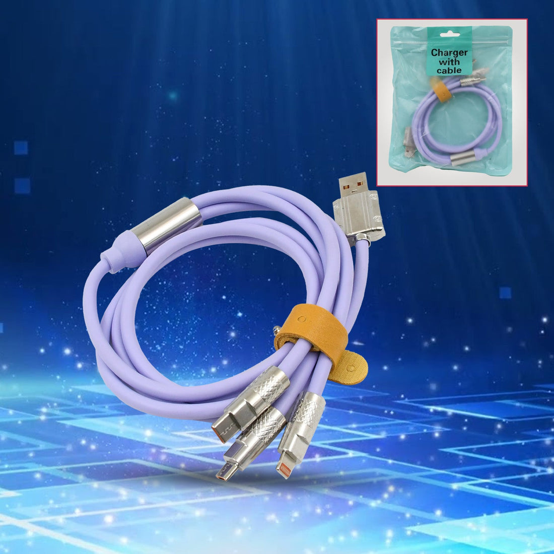 3 in 1 Multi Super Fast Charging Cable (1 Pc) - Shopmania Wholesale