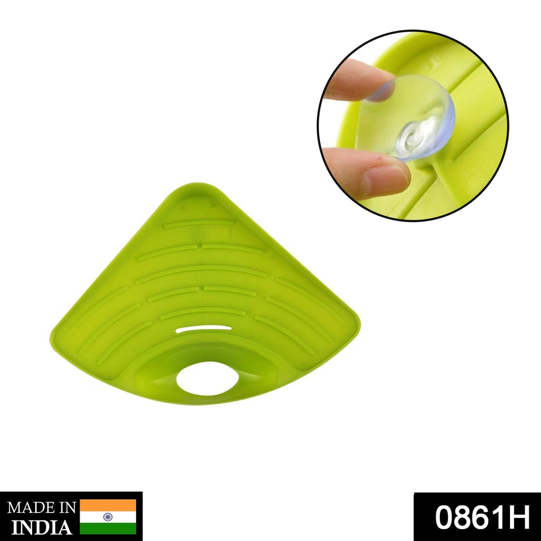 Corner sink strainer for kitchen waste