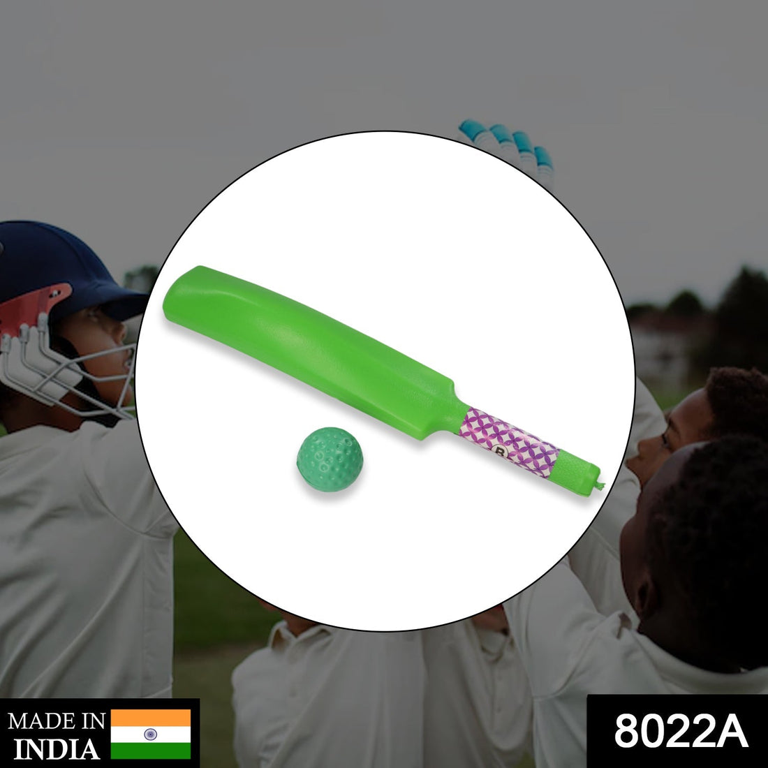 Plastic cricket bat and ball toy for kids