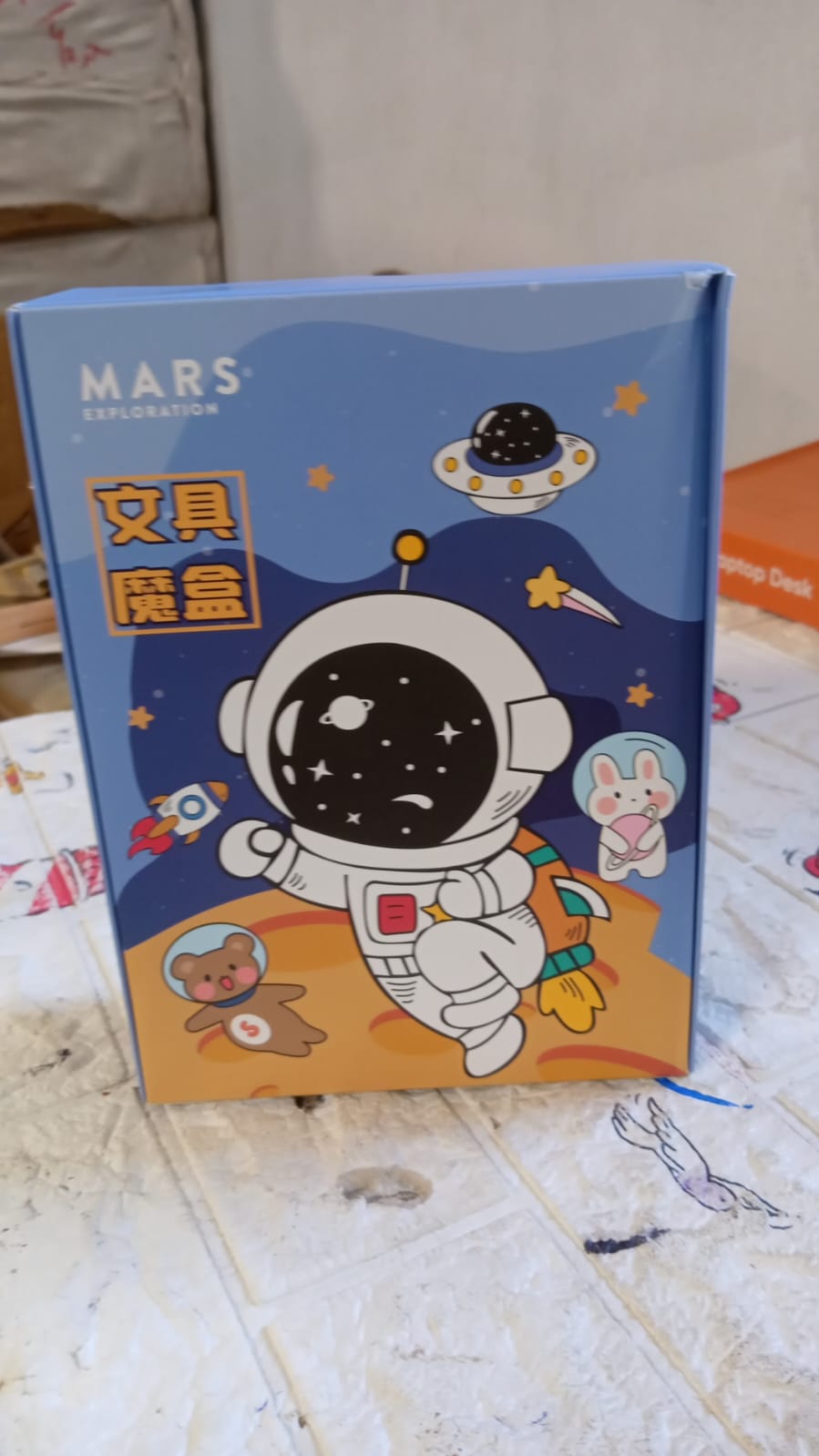 Cartoon Stationery Box  Cartoon Design School Box Book , diary , Pen , Eraser, Sharpner , Sticker & Pen Refill Student Gift School box  (1 box) - Shopmania Wholesale