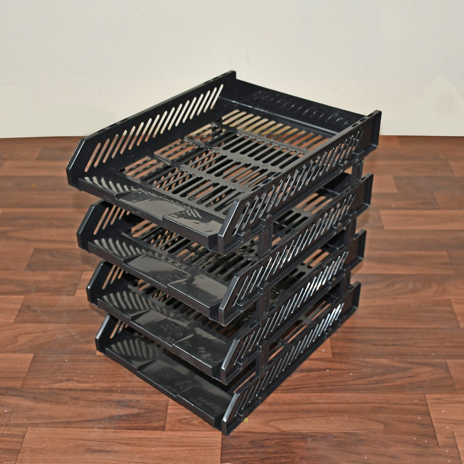 Multifunctional File Rack with Drawers: Desktop Storage for Office Supplies (4 Layers) - Shopmania Wholesale