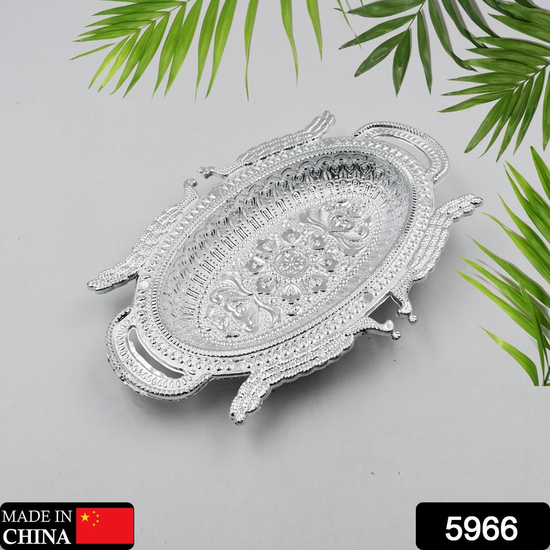 Decorative Mukhwas Serving Tray Serving Mukhwas Plate Fancy Candy Tray Dry Fruit Serving Tray - Shopmania Wholesale