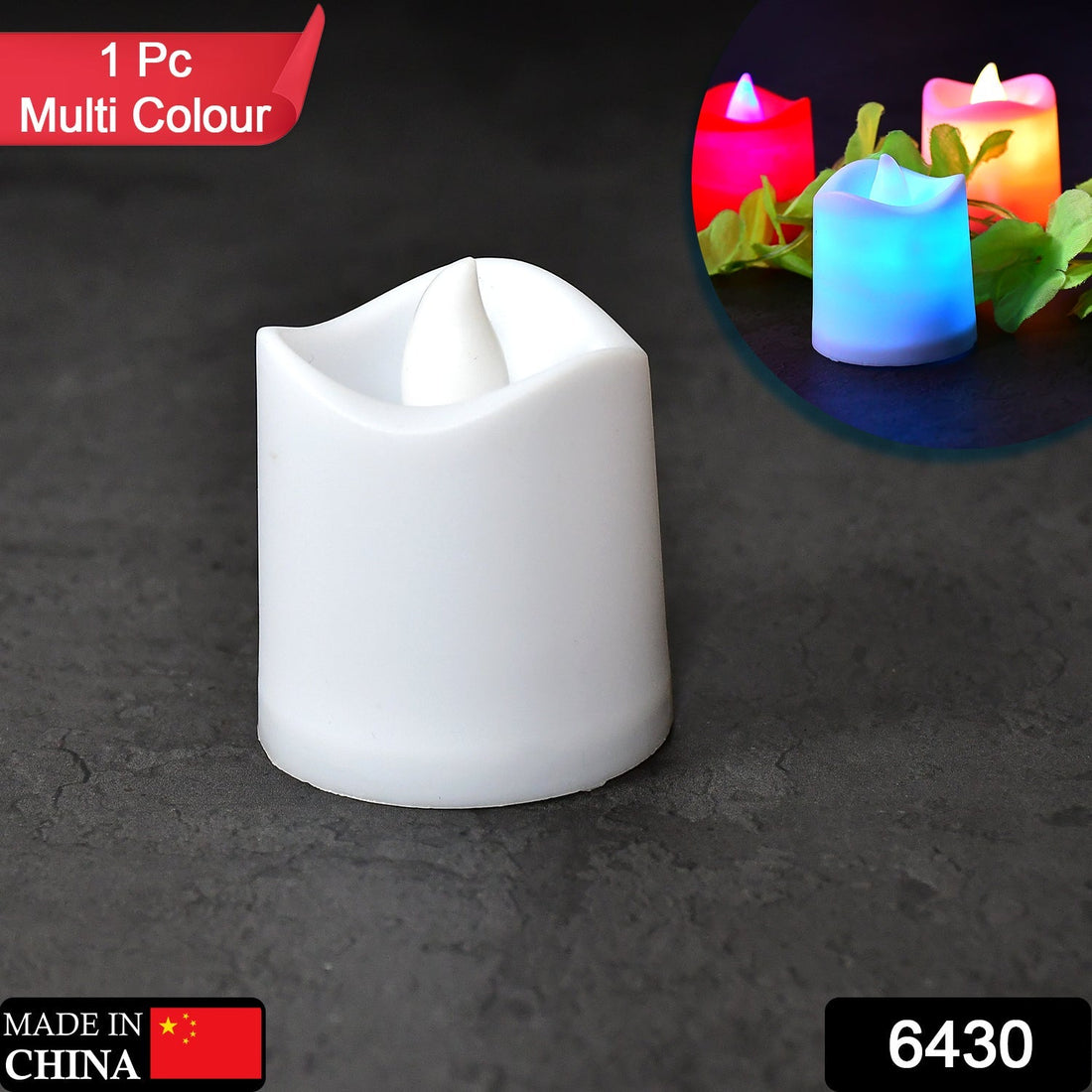 LED tealight candles, battery-operated for party decorations