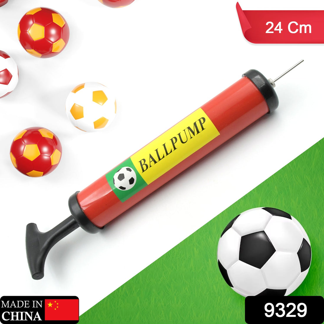 Plastic Pump for Inflating Balls (24CM) - Inflatable Ball Development Toy - Shopmania Wholesale