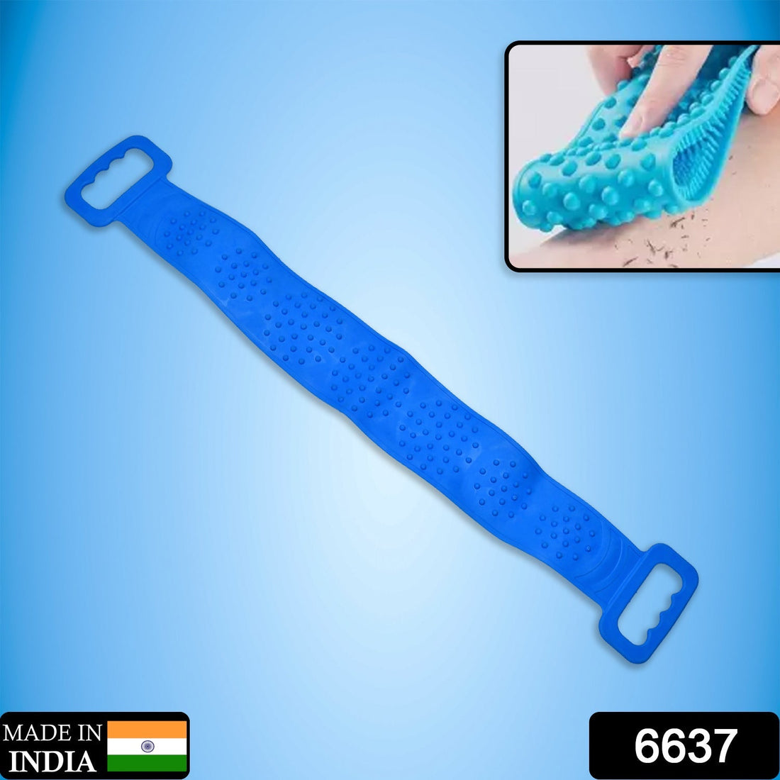 Silicone back scrubber