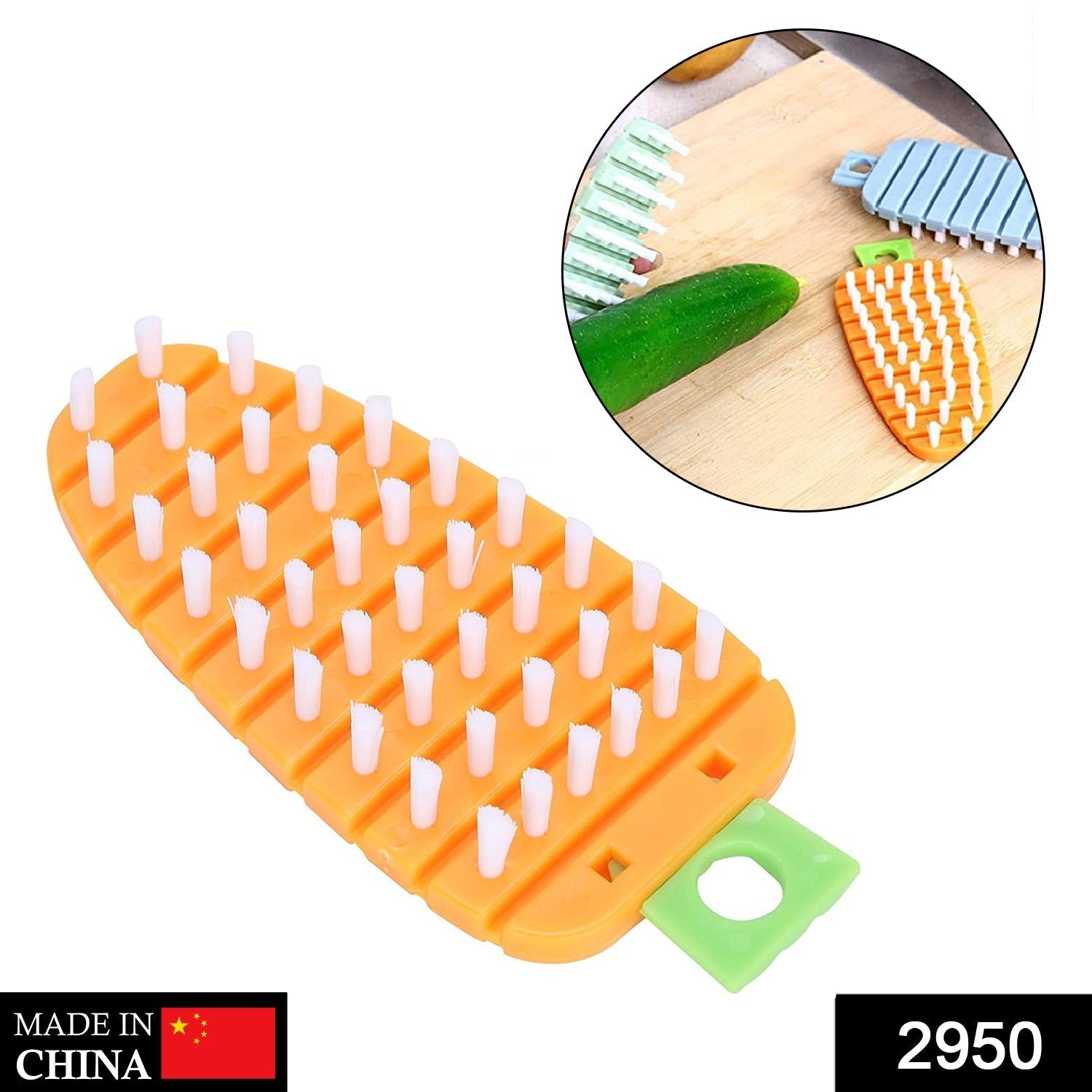 Vegetable Scrubbing Brush, Vegetable Scrubber Nonâ€‘Toxic Fruit Brush Carrot Shape Vegetable Brush for Potato for Vegetable your brand