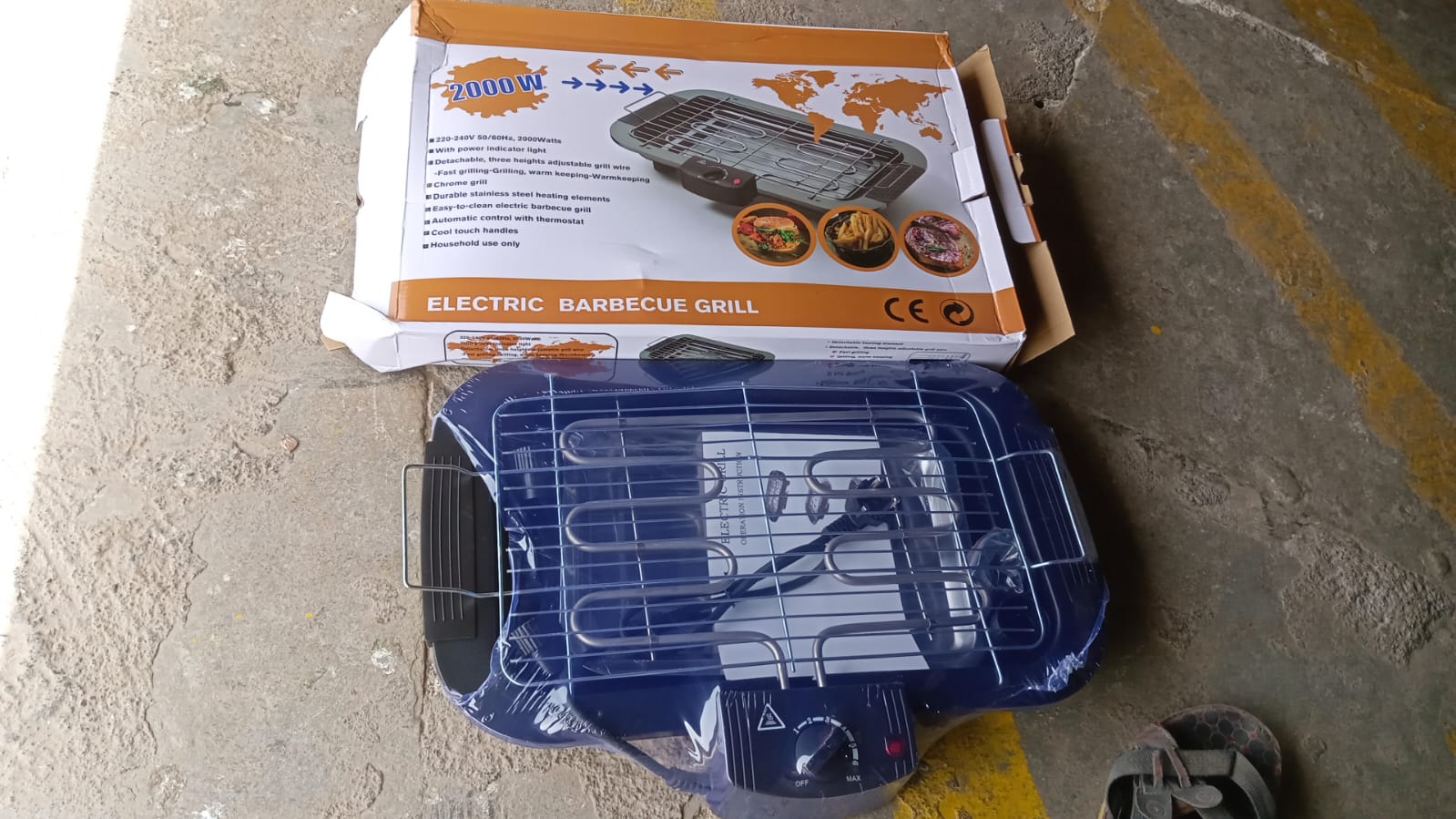 Electric Barbecue Grill 2000w (1 Pc) - Shopmania Wholesale