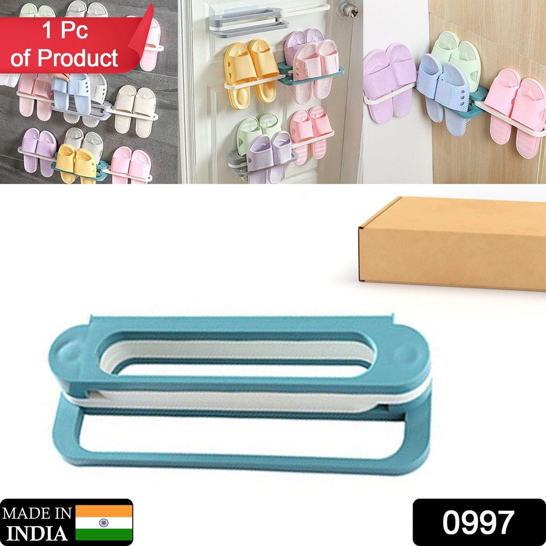 Folding shoe rack, organizer for slippers and shoes