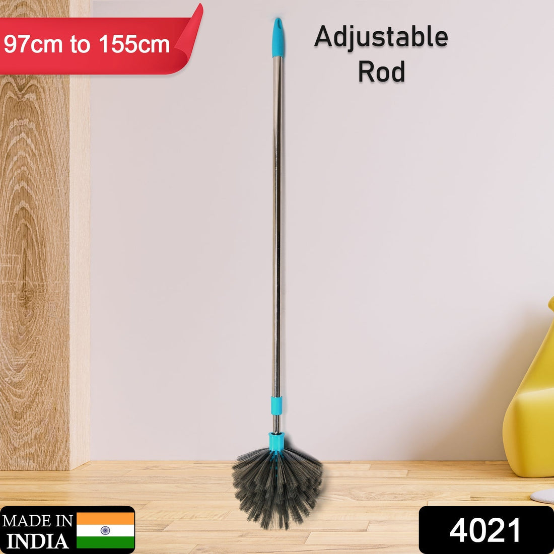 Cobweb brush with extendable handle