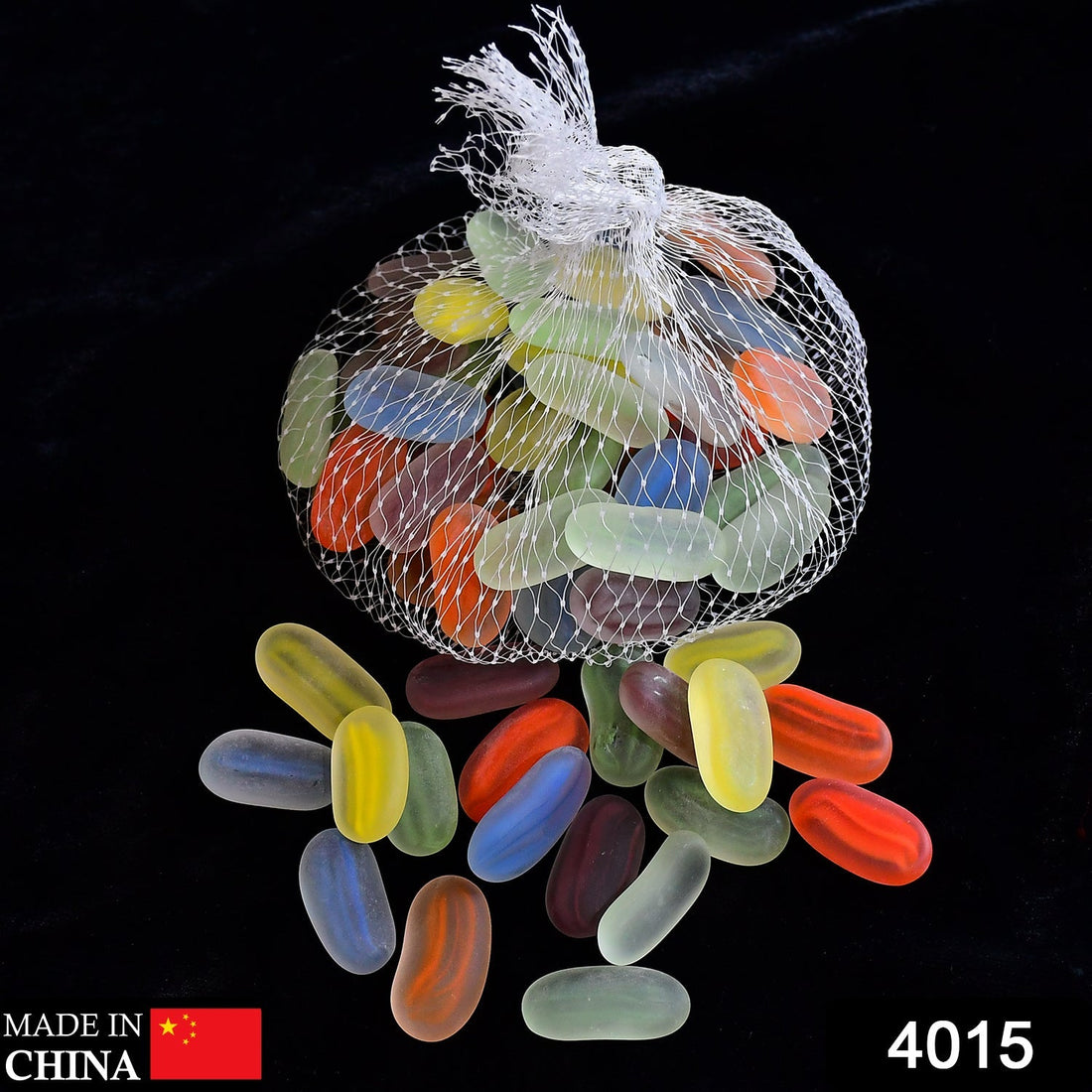 Flat round glass marbles