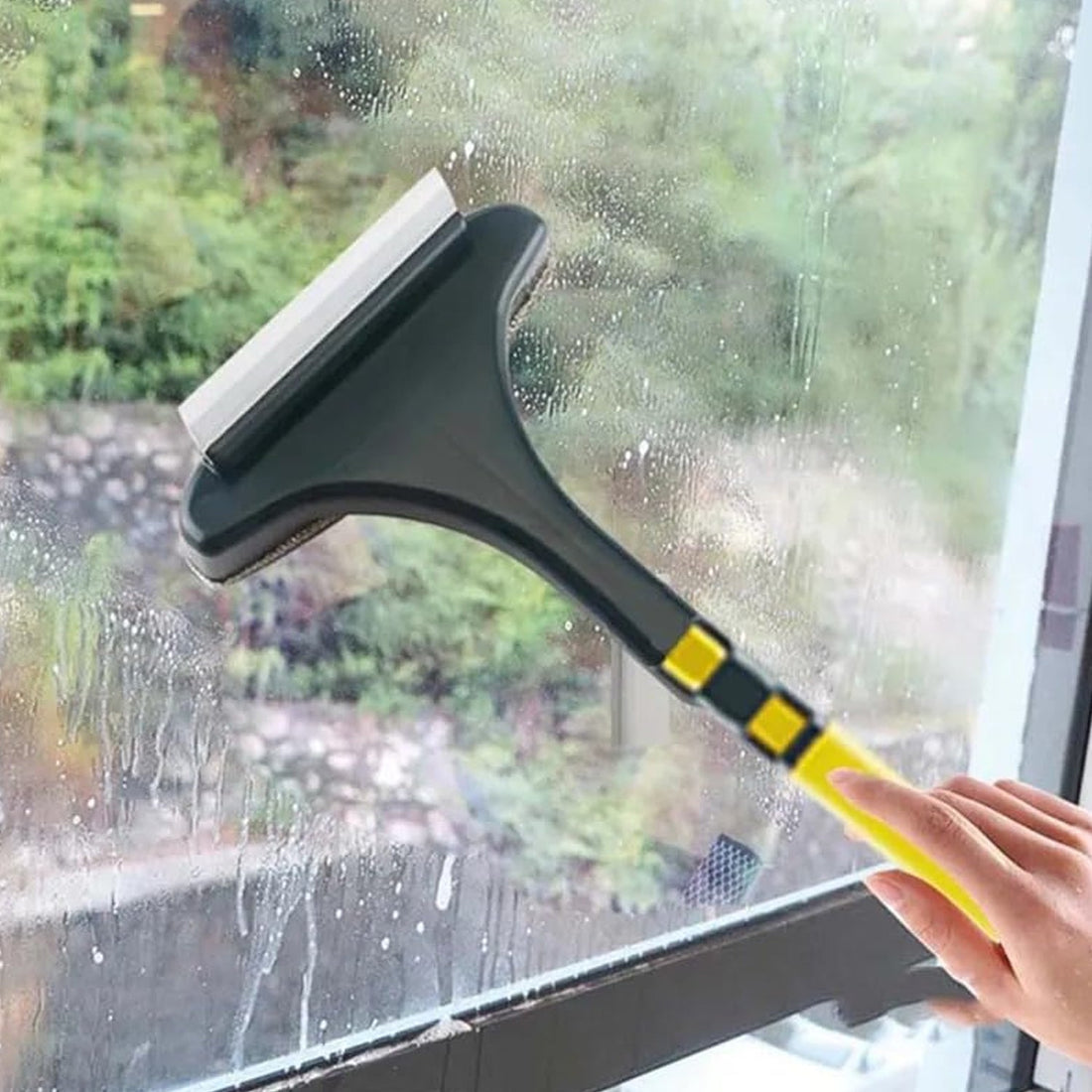 Brush 2 in 1 Mesh Cleaning Brush & Wiper with Extended Handle Window Cleaning Brush Net Cleaner,Magic Window Cleaner Brush, Window Mesh Cleaner (1 Pc) - Shopmania Wholesale