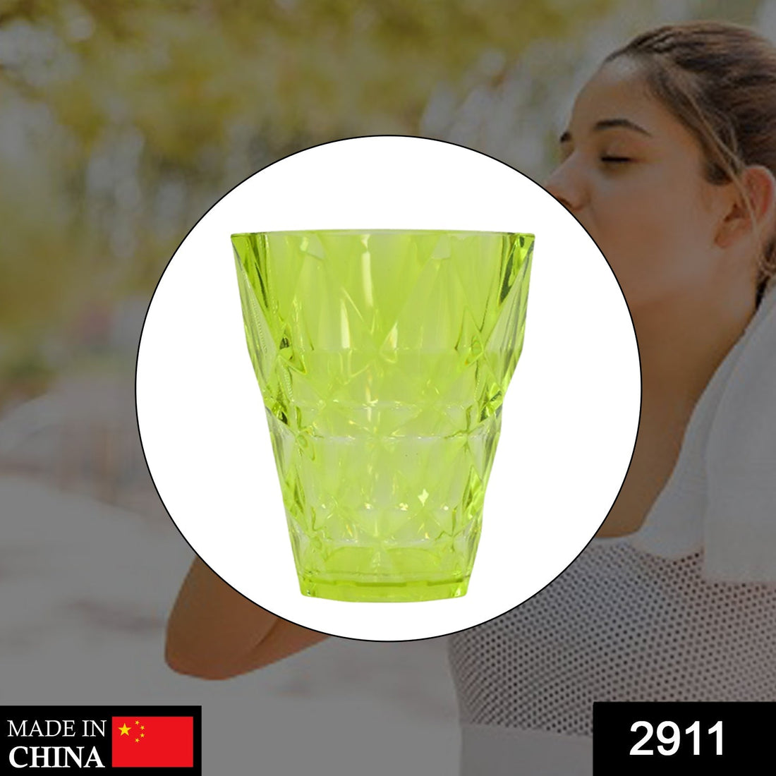 Diamond crystal glass for elegant drinks