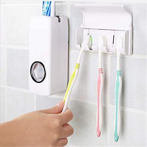 Toothpaste Dispenser & Tooth Brush Holder - Shopmania Wholesale