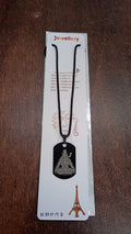 Hanuman Chalisa Locket with Gada, Chain (1 Pc) - Shopmania Wholesale